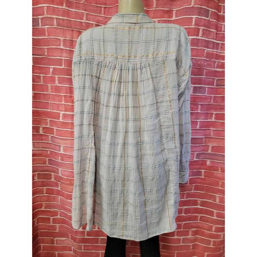 Free People Break My Stride Womens Top Size L Sugar Combo View 6
